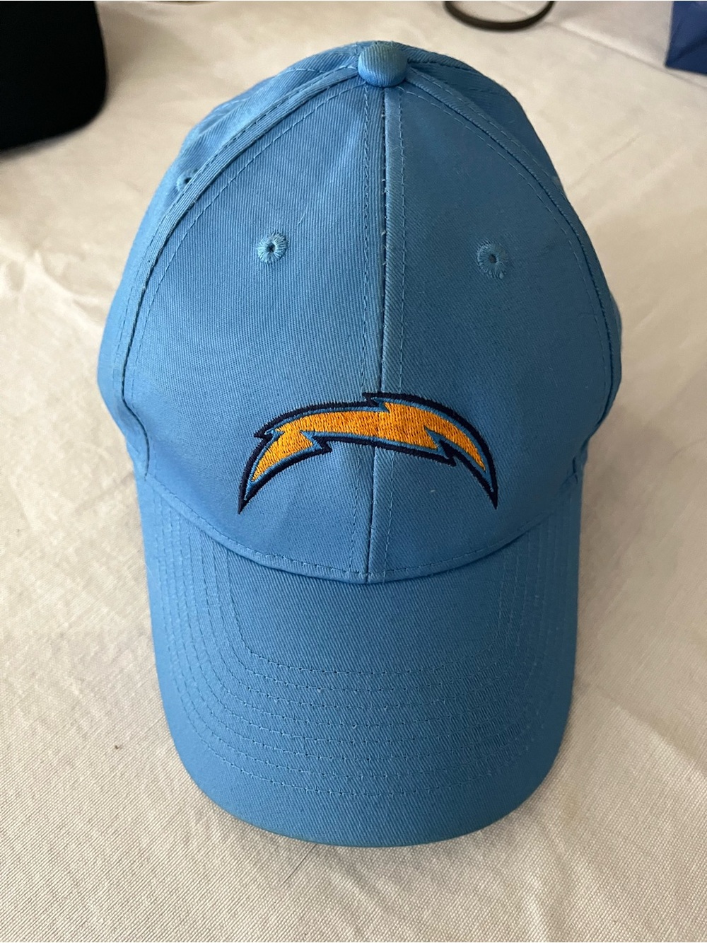 Chargers Light Blue Embroidered Cap - Men Swim Accessory